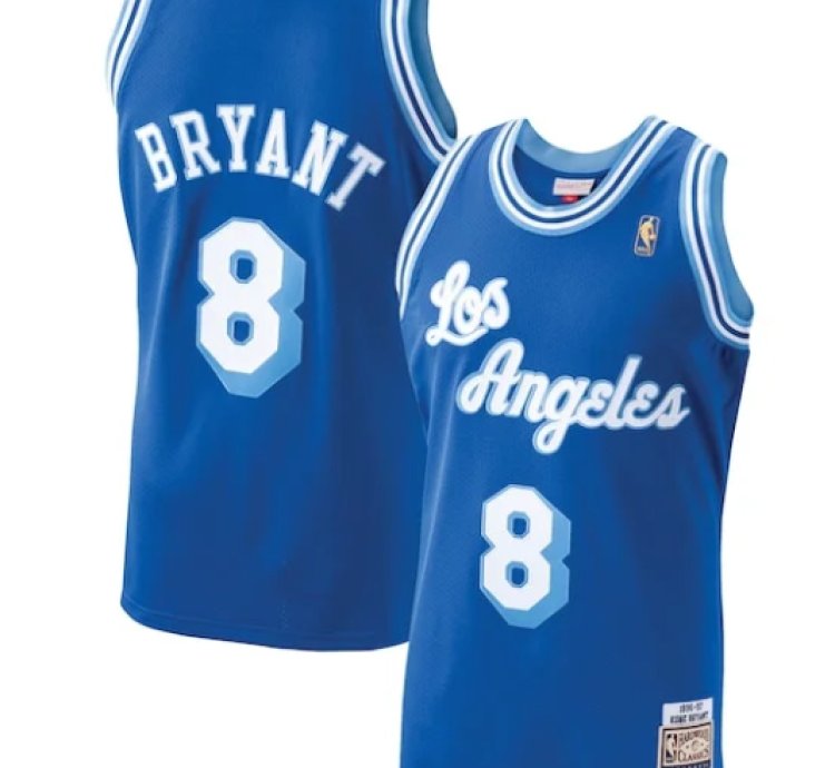 Los Angeles Lakers Kobe Bryant Royal 1996-97 Hardwood Classics Authentic Player Jersey
