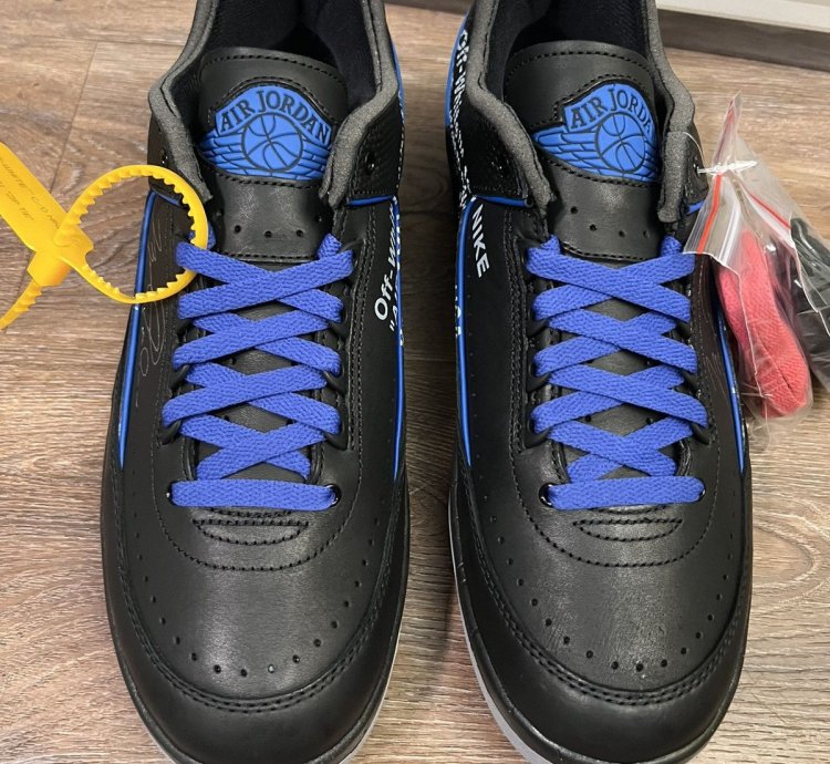 Off-white Air Jordan 2 Retro Low Black Sp Size 11 5