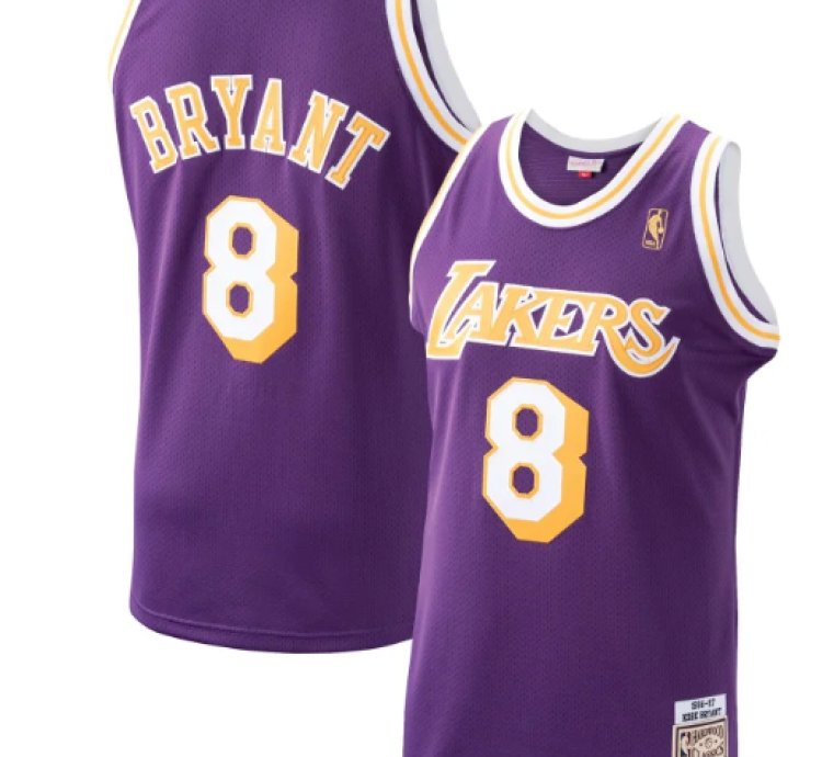 Los Angeles Lakers Kobe Bryant Royal 1996-97 Hardwood Classics Authentic Player Jersey Purple