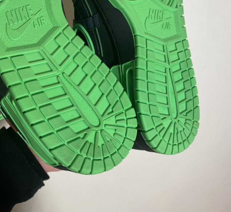Off-white Air Rubber Dunk Green Strike