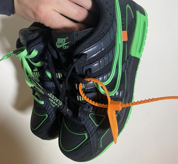 Off-white Air Rubber Dunk Green Strike