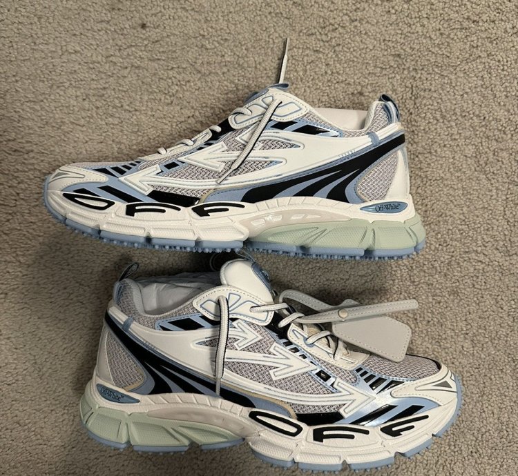 Off-white Be Right Back White Lightblue