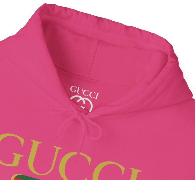 Gucci Gg Logo Heliconia Hoodie - Size Usa