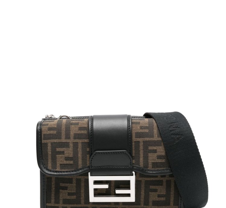 Fendi Double Baguette Cross Body Bag