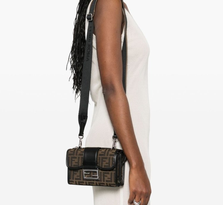 Fendi Double Baguette Cross Body Bag