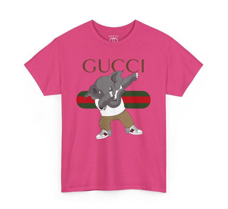 Gucci Elephant Heliconia T-shirt - Size Usa