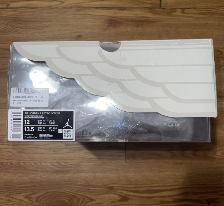 Off-white Nike Air Jordan Retro Low 2 Sp White Size 12