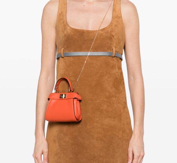 Fendi Nano Peekaboo Shoulder Bag