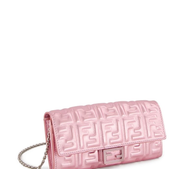 Fendi Baguette Continental Matelassé Effect Cross Body Bag