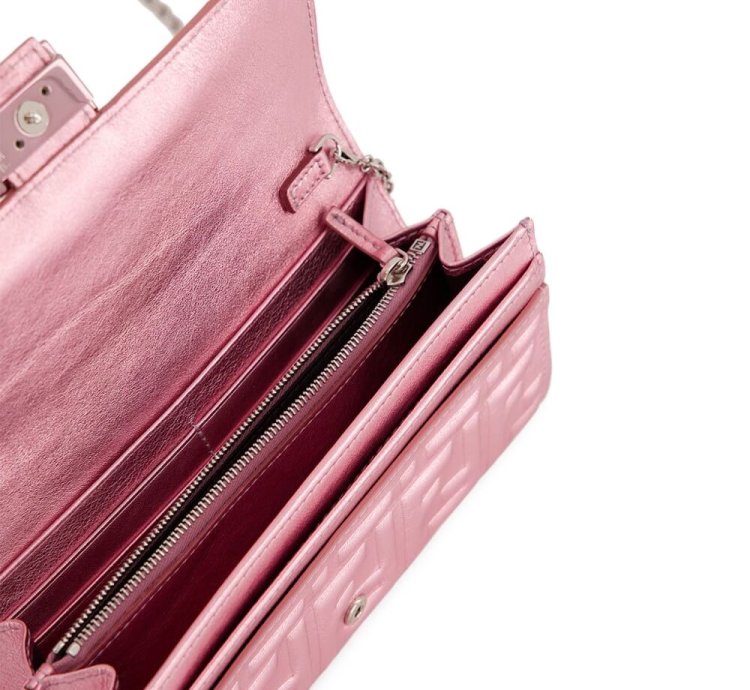 Fendi Baguette Continental Matelassé Effect Cross Body Bag