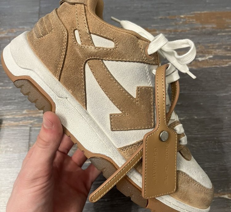 Off-white Out Of Office Brown Suede
