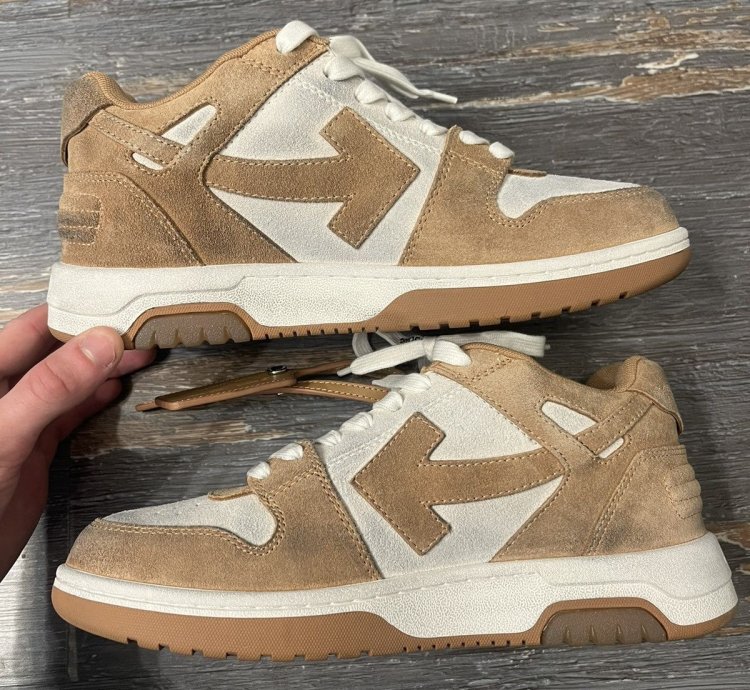 Off-white Out Of Office Brown Suede