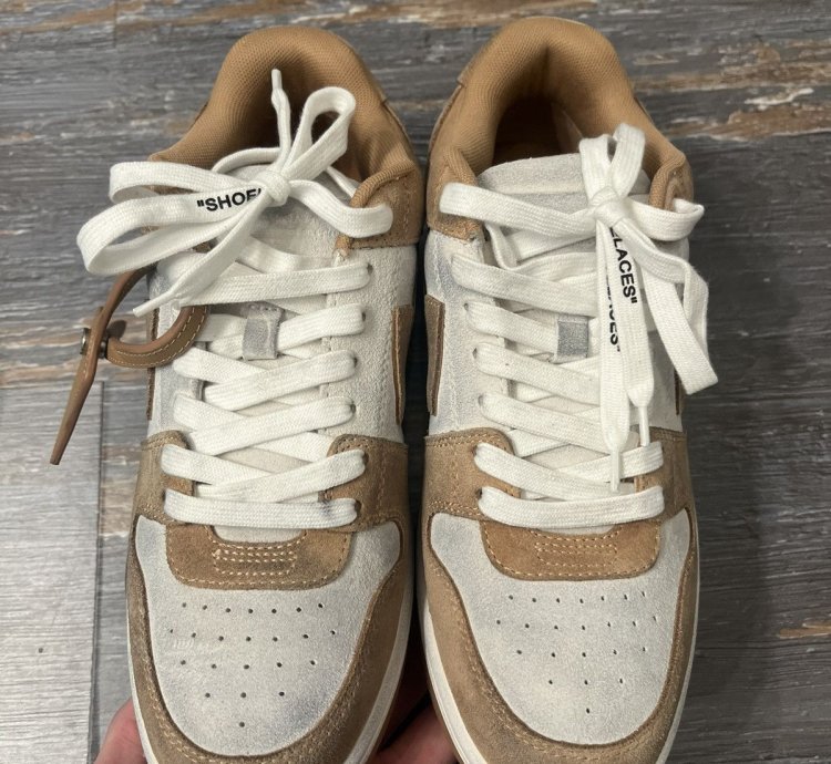 Off-white Out Of Office Brown Suede