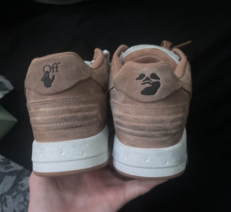 Off-white Out Of Office Brown Suede