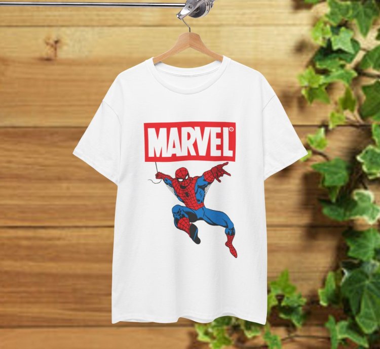 Marvel Spider-man T-shirt White Shirt Usa Size