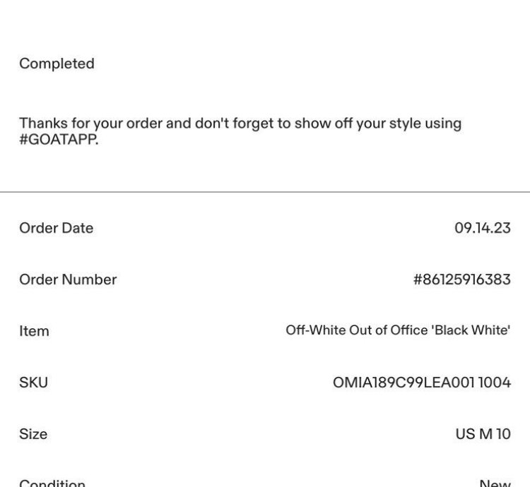 Off-white Out Of Office Calf Leather