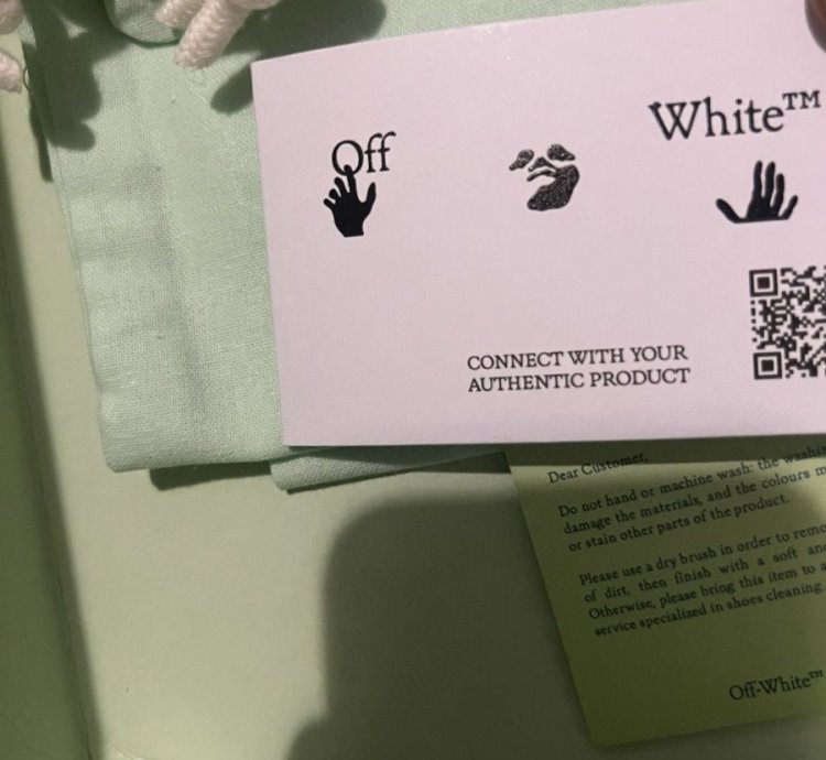Off-white Out Of Office Calf Leather White Light Blue
