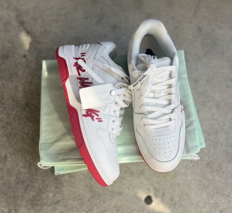 Off-white Out Of Office Low For Walking - White Red 2022