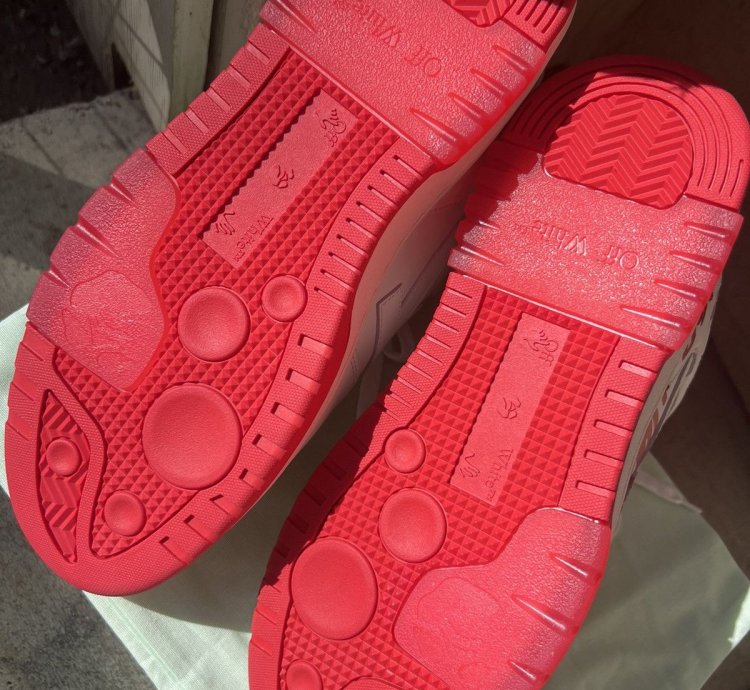 Off-white Out Of Office Low For Walking - White Red 2022