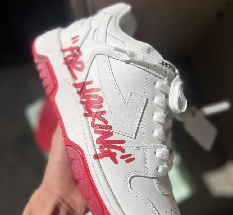 Off-white Out Of Office Low For Walking - White Red 2022