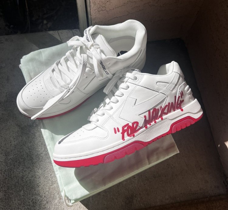 Off-white Out Of Office Low For Walking - White Red 2022