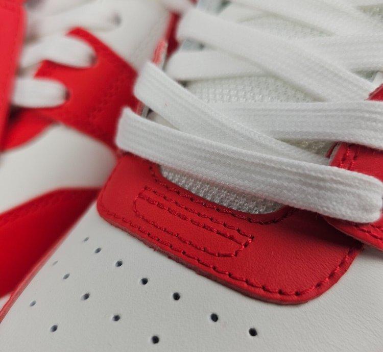 Off-white Out Of Office Men White And Red Sneakers New