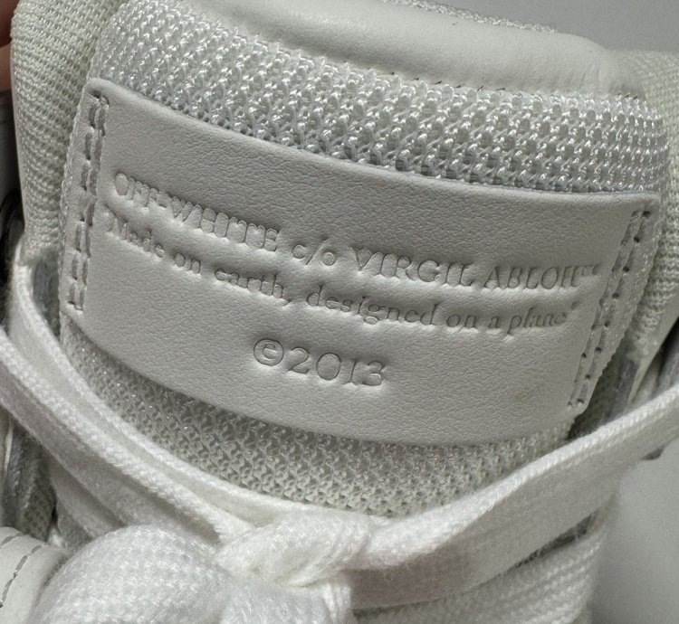 Off-white Out Of Office Mid Top Leather Sneaker New 800