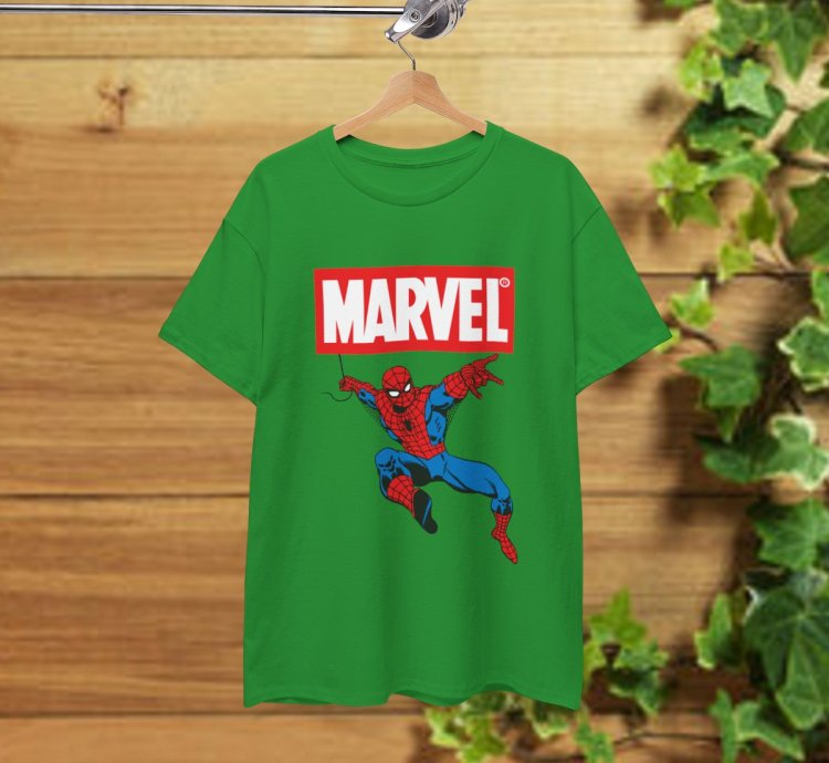 Marvel Spider-man T-shirt Irish Green Shirt Usa Size