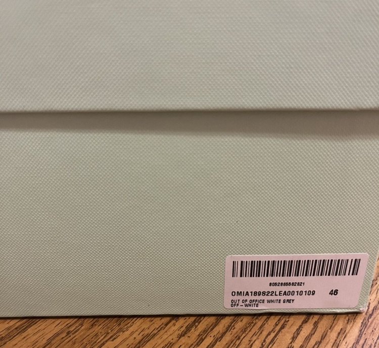 Off-white Out Of Office Sneaker grey White