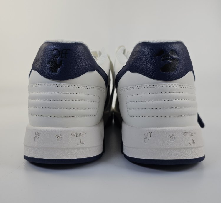 Off-white Out Of Office White And Blue Sneakers New 41