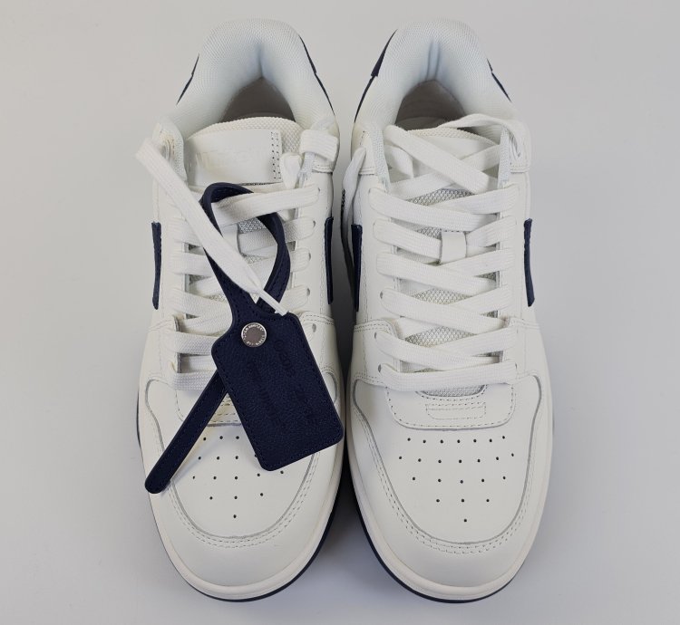 Off-white Out Of Office White And Blue Sneakers New 41