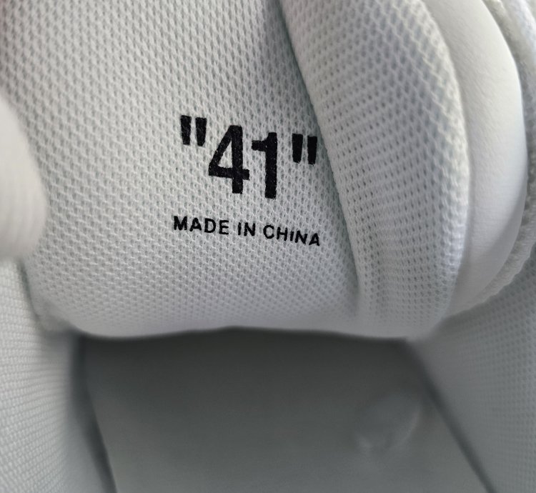 Off-white Out Of Office White And Blue Sneakers New 41