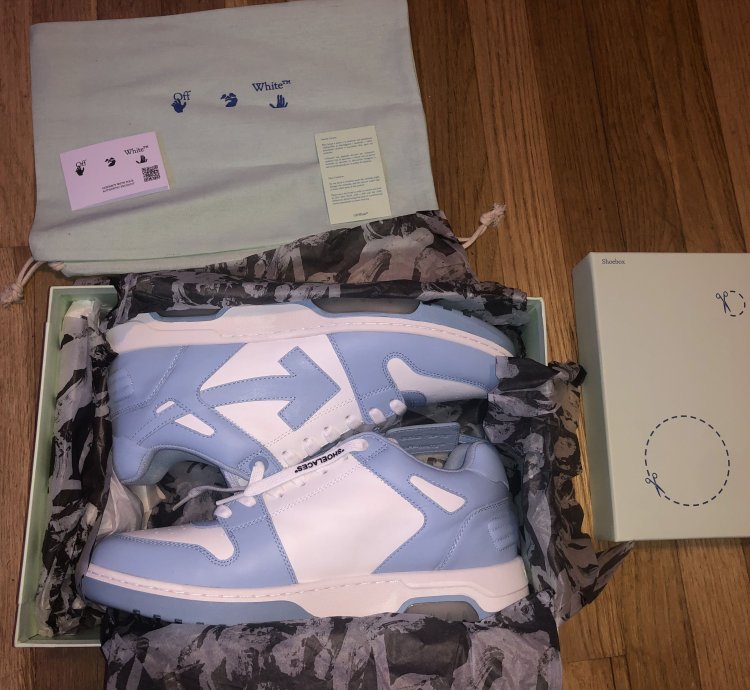 Off-white Out Of Office White Blue Shoes
