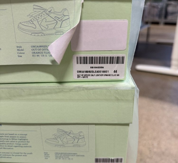Off-white Out Of Office White Orange Sneaker