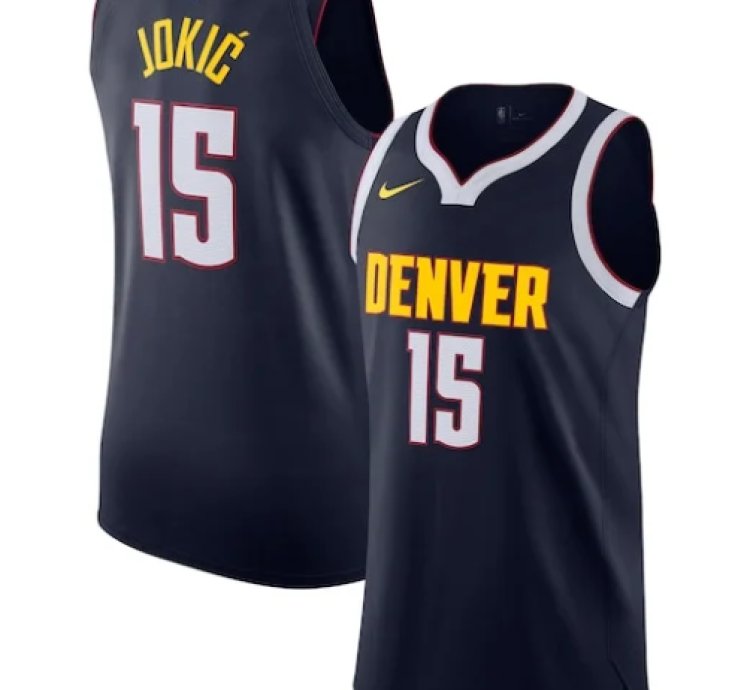 Nikola Jokic Denver Nuggets Nike Authentic Jersey - Icon Edition - Navy