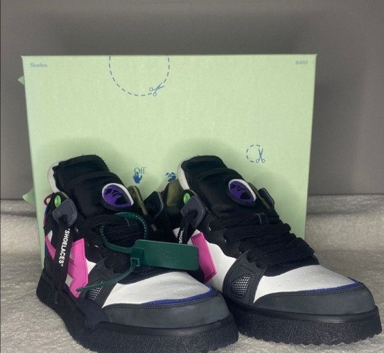 Off-white Sponge Leather Sneakers eu 44 Us 11 Box