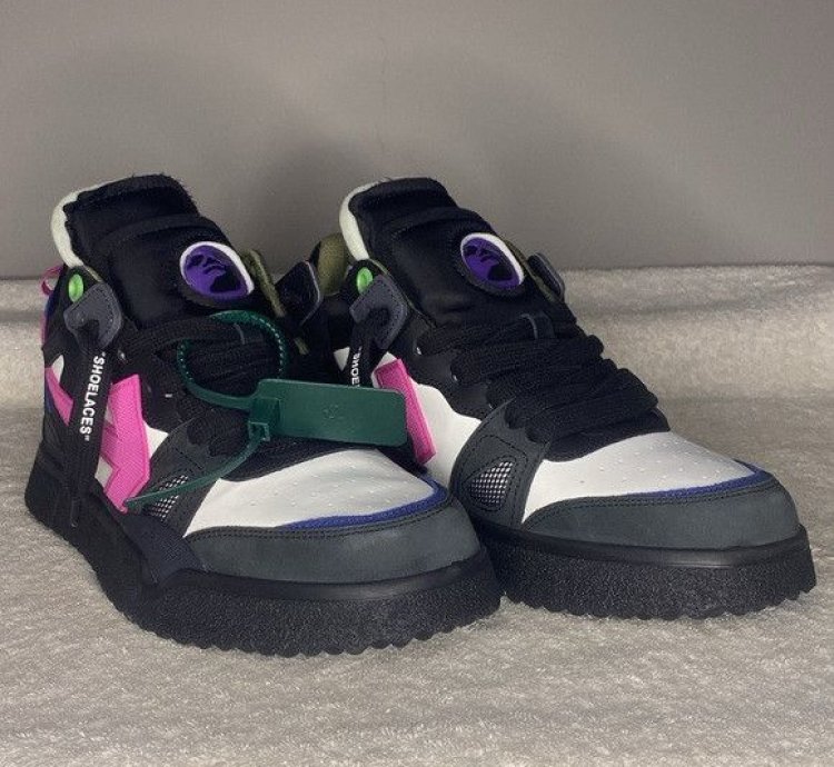 Off-white Sponge Leather Sneakers eu 44 Us 11 Box