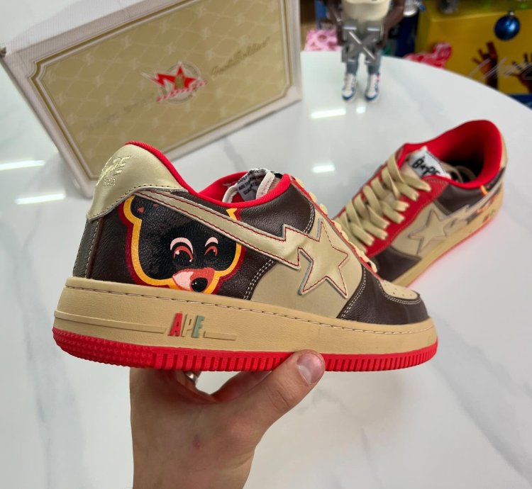 Kanye West X Bape Bapesta Fs-001 Low college Dropout