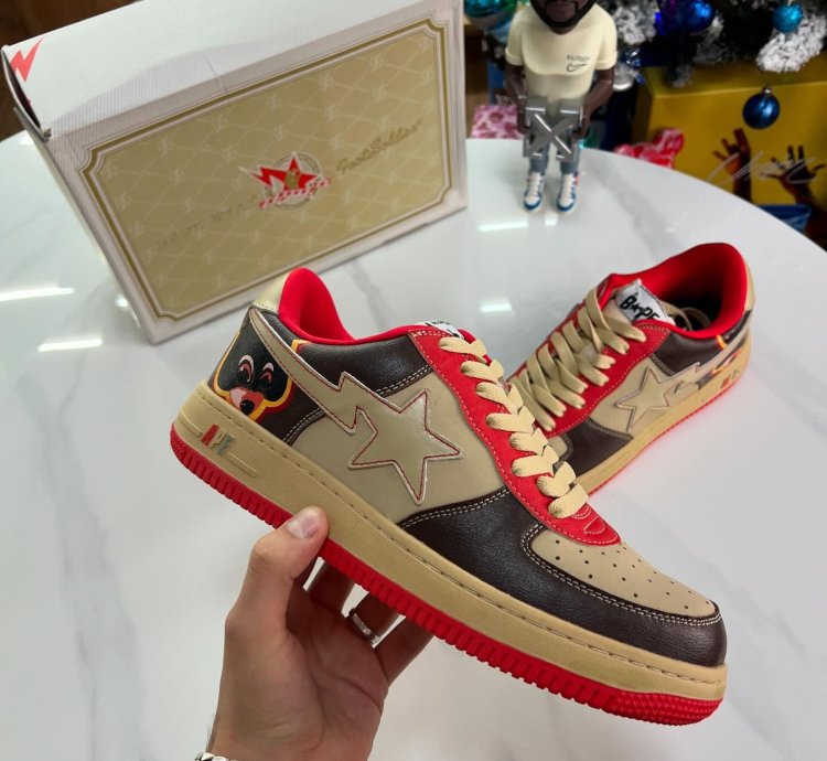 Kanye West X Bape Bapesta Fs-001 Low college Dropout