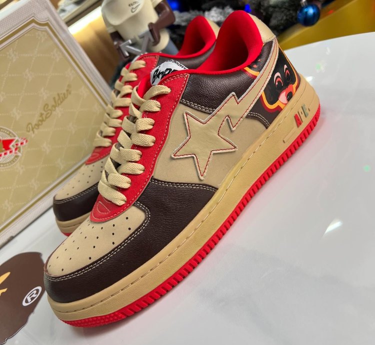 Kanye West X Bape Bapesta Fs-001 Low college Dropout