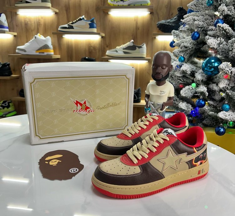 Kanye West X Bape Bapesta Fs-001 Low college Dropout
