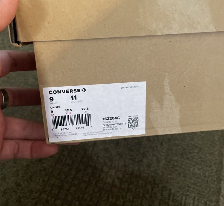 Off-white The Ten Chuck Taylor Nike Virgil Alboh