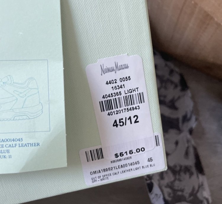 Off-white Virgil Abloh Out Of Office Calf Leather