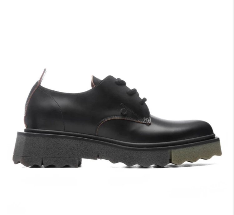 Off-white Virgil Abloh Sponge Derby Shoes - Black 43