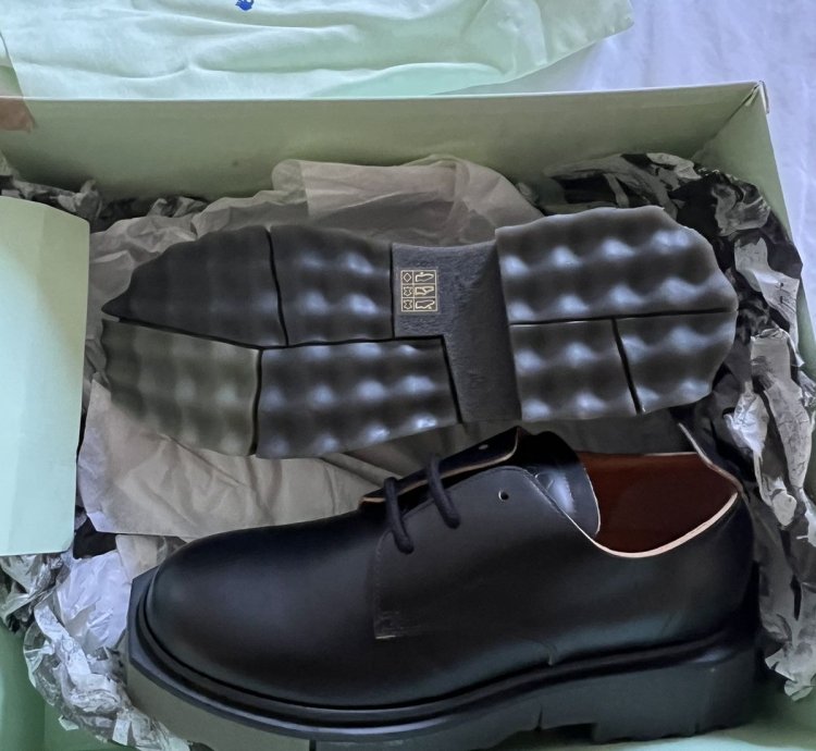 Off-white Virgil Abloh Sponge Derby Shoes - Black 43