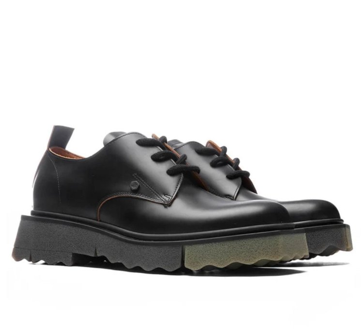 Off-white Virgil Abloh Sponge Derby Shoes - Black 43