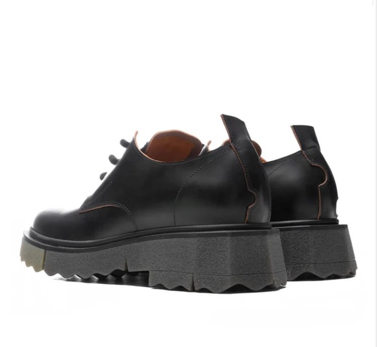 Off-white Virgil Abloh Sponge Derby Shoes - Black 43