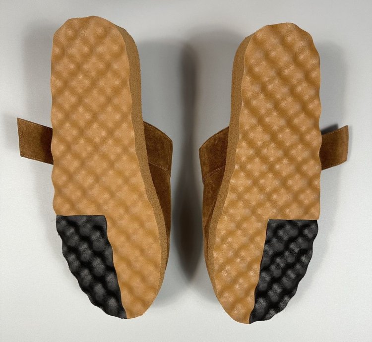Off-white Virgil Abloh Suede Sponge Mules Clogs
