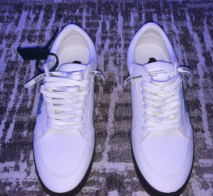 Off-white Vulcanized Canvas Shoes