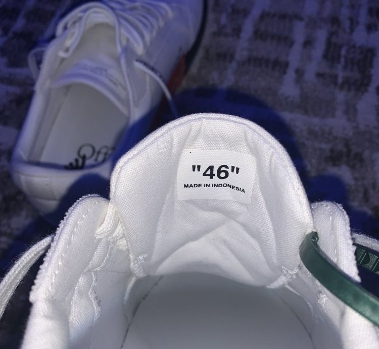 Off-white Vulcanized Canvas Shoes